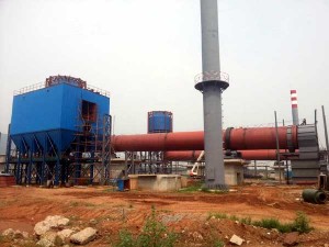 滾筒烘干機使用現場